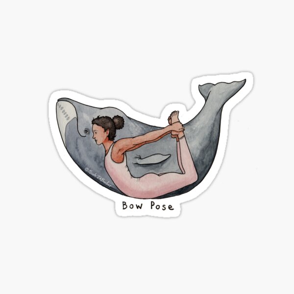 Yoga Pose Stickers for Sale