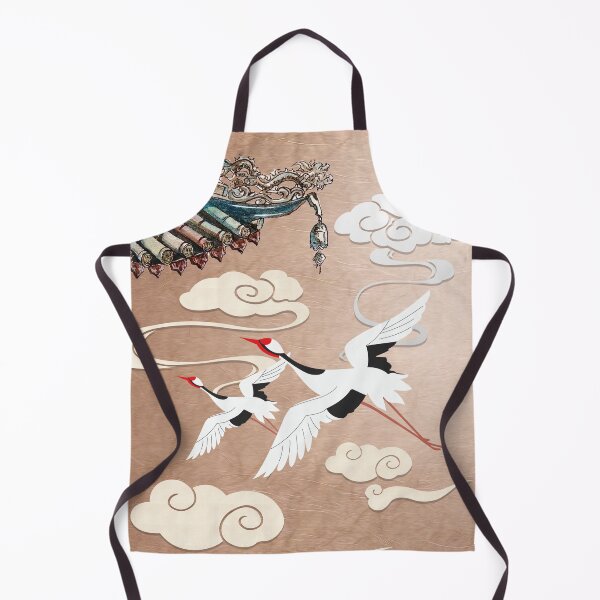Item preview, Cranes Japanese Art Flying Temple designed and sold by gani-75.
