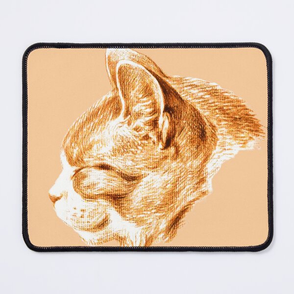 Item preview, Sketch of a ginger cat (1813) by Jean Bernard designed and sold by CristalleLisa.