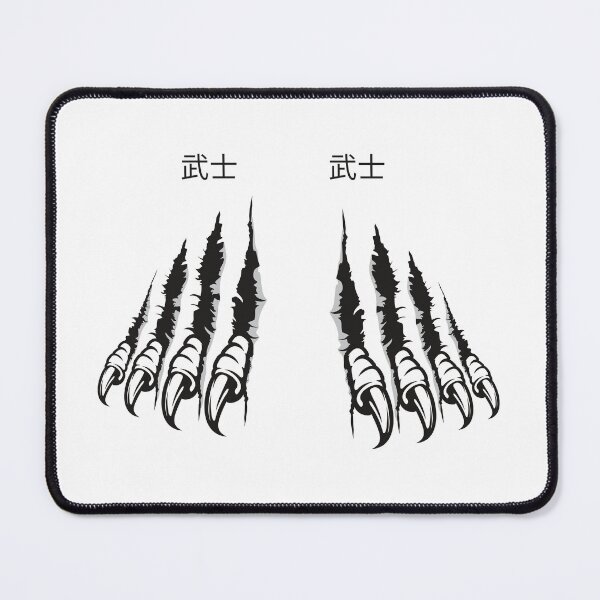 Item preview, Bear Claws With Japanese Text designed and sold by weirdandstrange.