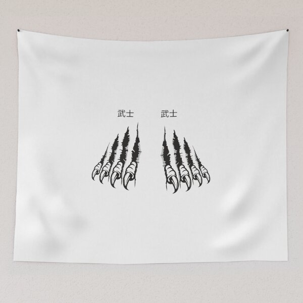 Item preview, Bear Claws With Japanese Text designed and sold by weirdandstrange.
