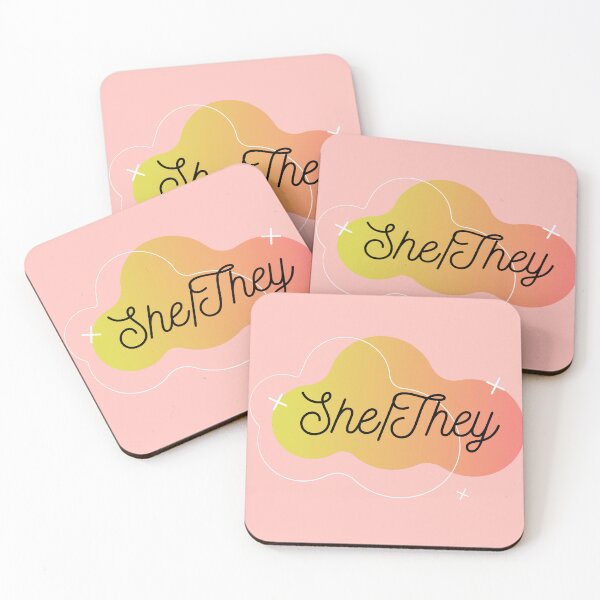 Item preview, She / They Pronoun designed and sold by Er3nDaegmorgan.