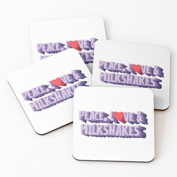 Item preview, Peace, Love And Milkshakes designed and sold by Dufawa.