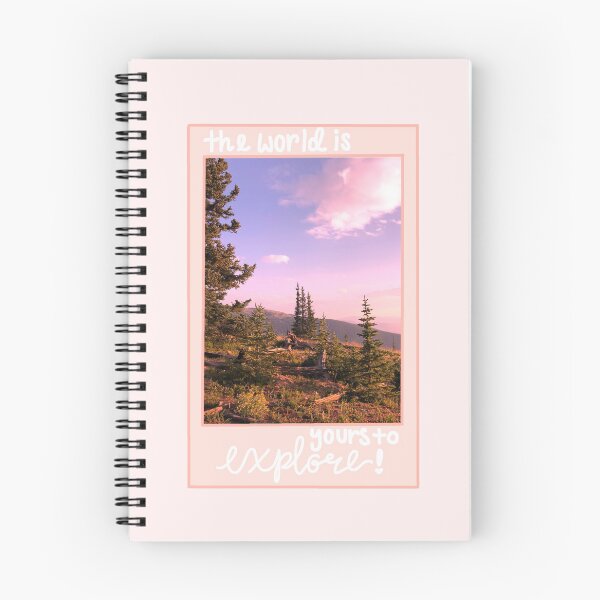 Item preview, The World is Yours to Explore (pink) designed and sold by NakitoDesigns.