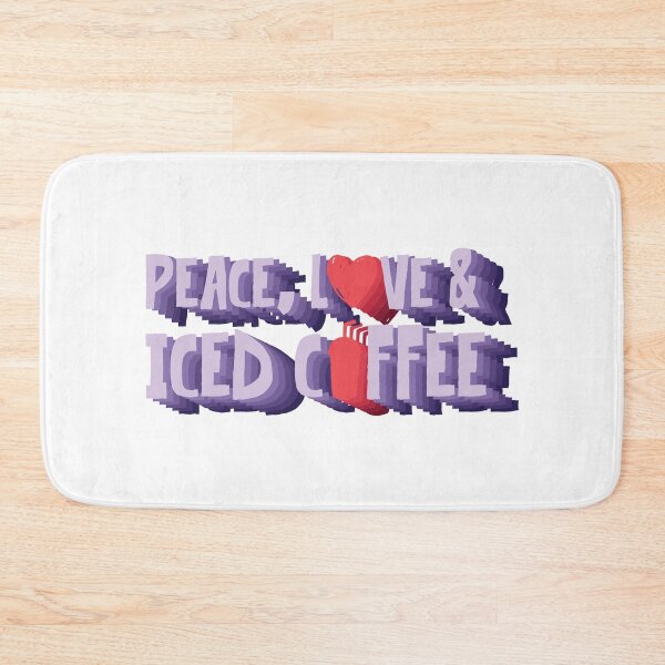 Item preview, Peace, Love And Iced Coffee designed and sold by Dufawa.
