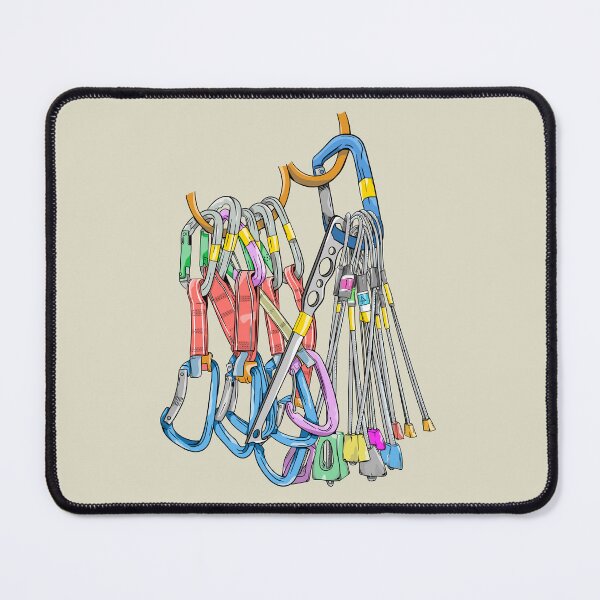 Item preview, Rack of rock climbing gear designed and sold by piedaydesigns.