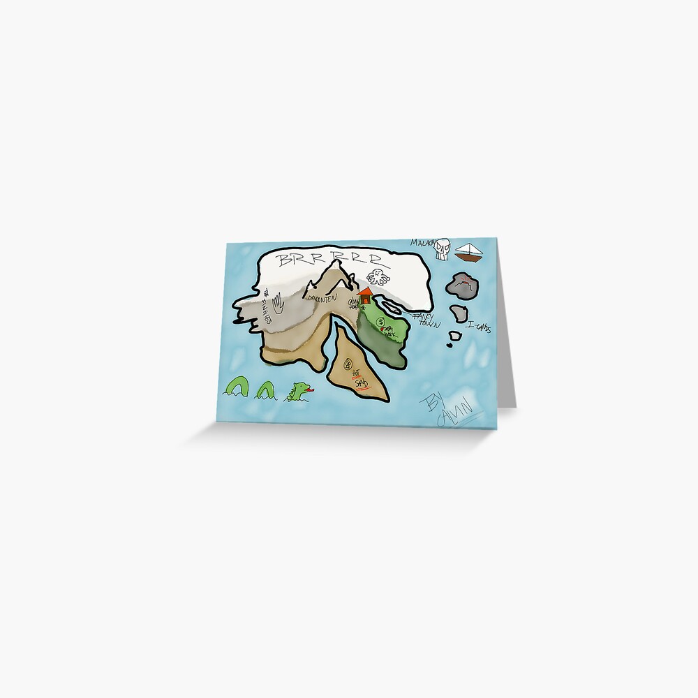 Drimbus World Map Calvin s Version Greeting Card By Drimbus Redbubble Drimbus World Map Calvin s Version Greeting Card By Drimbus Redbubble