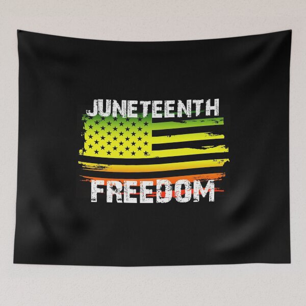 Item preview, AMERICAN FLAG JUNETEENTH INDEPENDENCE FREEDOM DAY designed and sold by lukas69graphic.