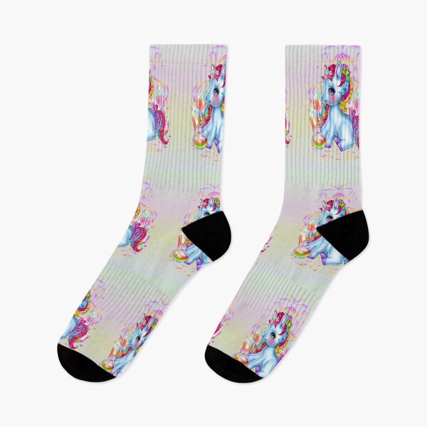 Item preview, Crystal Rainbows and Unicorn designed and sold by LoneAngel.