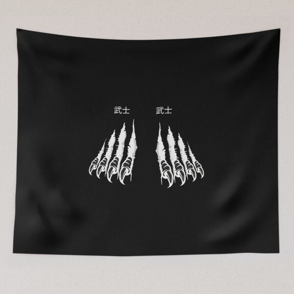 Item preview, Bear Claws With Japanese Text 2 designed and sold by weirdandstrange.