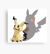 I'm Mimikyu, not Pikachu! Canvas Print