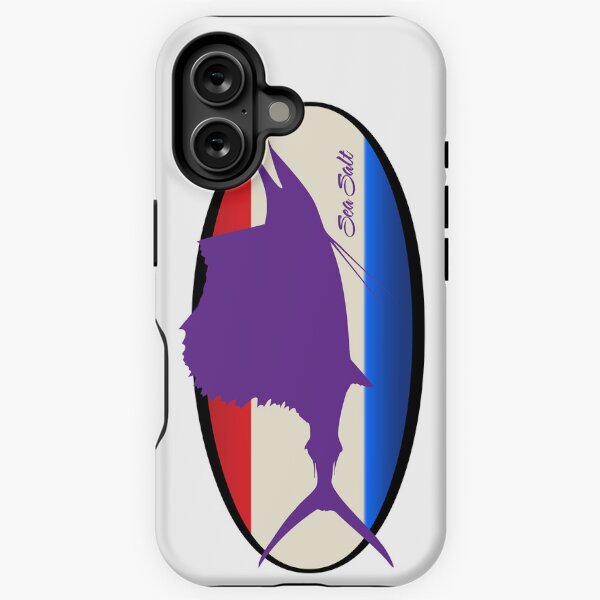Vista previa del artículo con la obra «Pez vela Arte retro Rojo Blanco y Azul», diseñado y vendido por Mary Tracy.