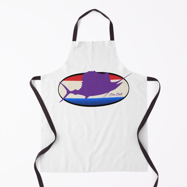 Item preview, Sailfish Art Retro Red White and Blue designed and sold by Color4Nature.