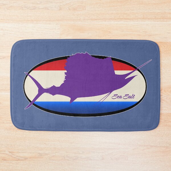 Item preview, Sailfish Art Retro Red White and Blue  designed and sold by Color4Nature.