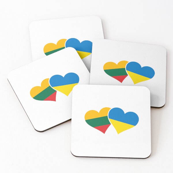 Item preview, Lithuania Ukraine Twin Heart - Lithuania Stands With Ukraine designed and sold by Aide.