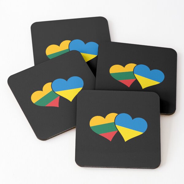 Item preview,  Lithuania Ukraine Twin Heart - Lithuania Stands With Ukraine designed and sold by Aide.