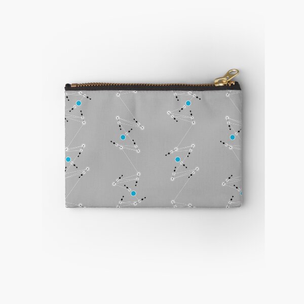 Item preview, Edgy molecules on light grey designed and sold by mixMixtli.