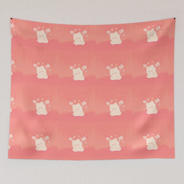 Item preview, Cute kawaii bear Aesthetic iPhone soft case. Cute iPhone case designed and sold by Loveartse.