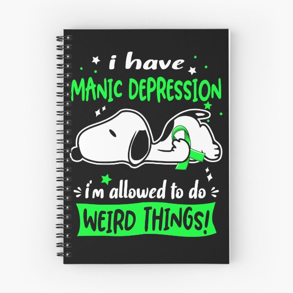 Item preview, I Have Manic Depression I Am Allowed To Do WEIRD THINGS! designed and sold by Wlsnpeggy.