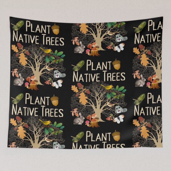 Item preview, Plant Native Trees Colorful Eco-Friendly Design designed and sold by EarthArtDesigns.