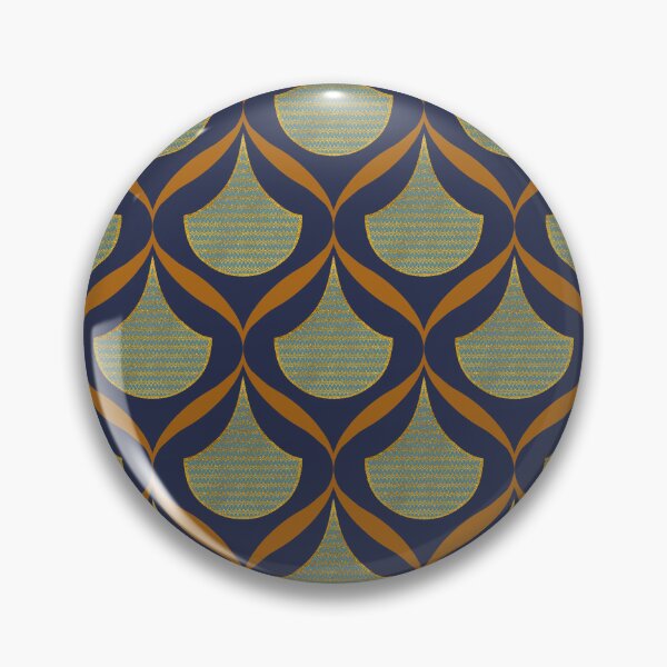 Artikelvorschau, Moroccan Ogee Pattern Gold Filigree Orange Ribbon 1.1 entworfen und verkauft von Old Urban Farmhouse Design Studio.