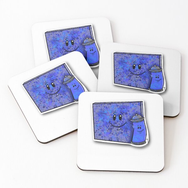 Item preview, Blue spray paint and canvas designed and sold by MichelleCrystal.