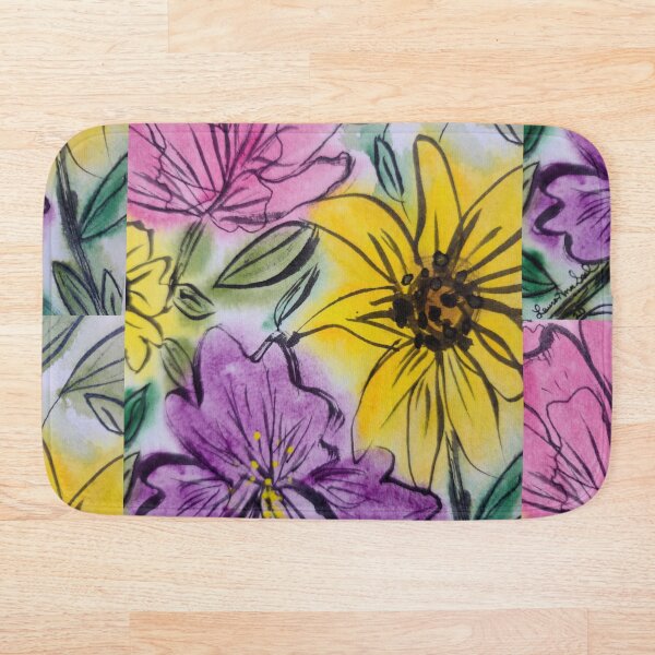 Item preview, Flower watercolor doodle 2 designed and sold by LauraAnnSeel.
