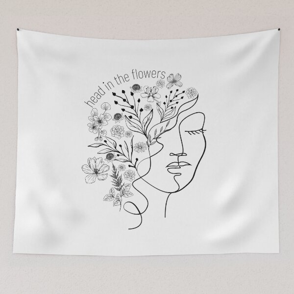 Item preview, head in the flowers designed and sold by kaelinmeicher.