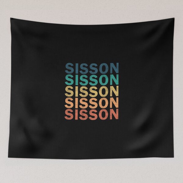 Aperçu de l'œuvre Sisson Name T Shirt - Sisson Vintage Retro Name Gift Item Tee créée et vendue par masondilla.