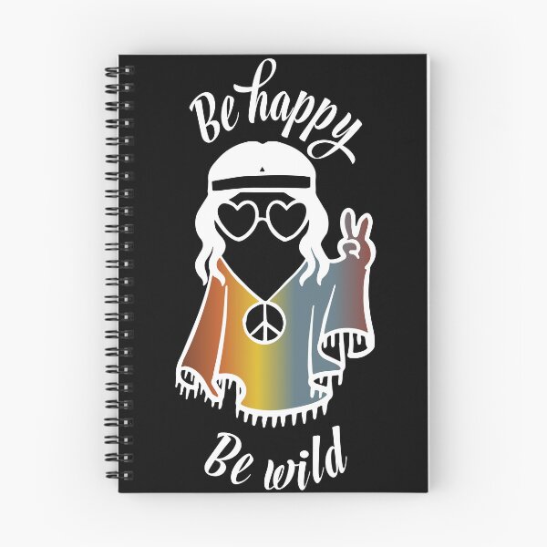 Item preview, happy wild free peace funny hippy designed and sold by TATSANDARTS.