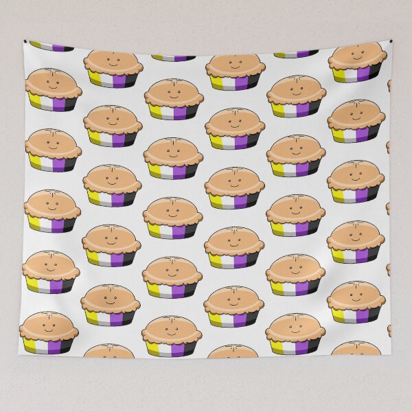 Item preview, Non Binary Pride Happy Pie designed and sold by CJ Vanderbeek.