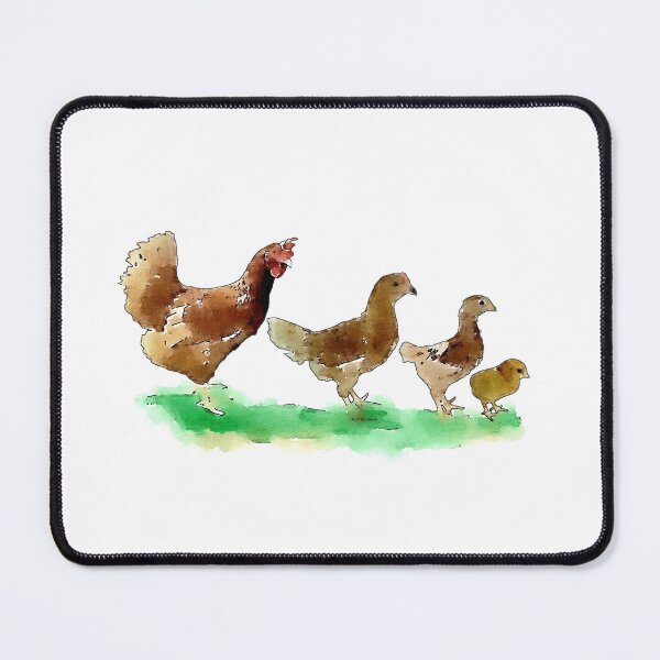 Item preview, Conceptual Art Design. Layer Brown Chicken Cycle. Water color Effect Illustration designed and sold by The Commitment.