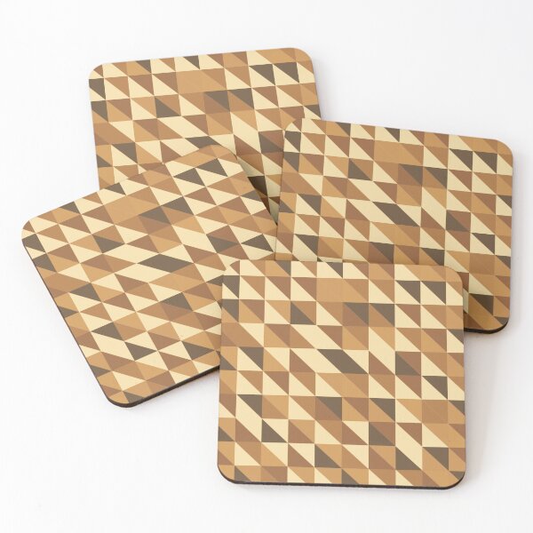 Item preview, Beige,brown home decor, geometric pattern designed and sold by cutecrazytshirt.