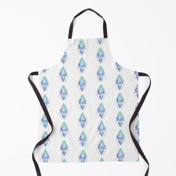 Artikelvorschau, Geometric Triangles - Blue, Teal, Indigo entworfen und verkauft von TheeForestFox Shop.