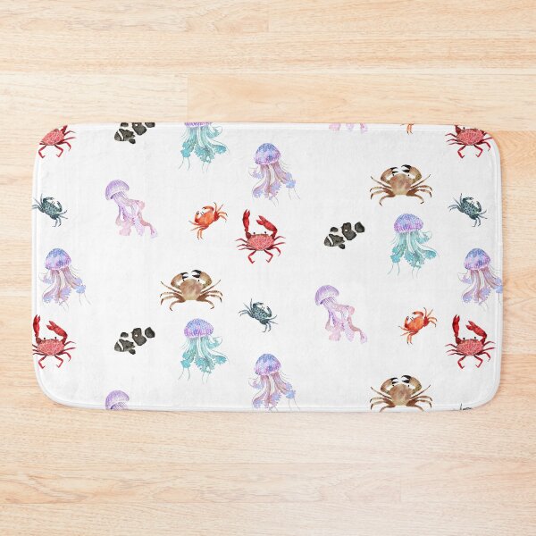 Item preview, Jellyfish and Crab Marine Life designed and sold by silviaol.