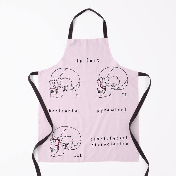 Item preview, Hand Drawn Le Fort Facial Fractures Sagittal Plane designed and sold by SofiaSava01.