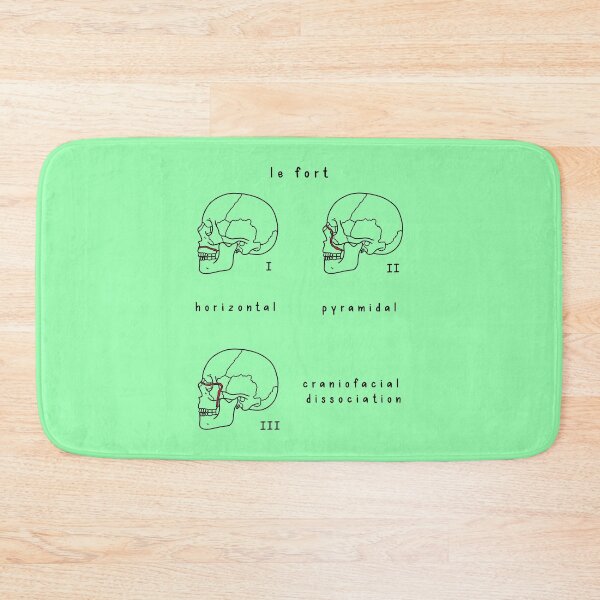 Item preview, Hand Drawn Le Fort Facial Fractures Sagittal Plane designed and sold by SofiaSava01.