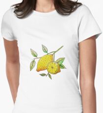 Lemon Women's Fitted T-Shirt