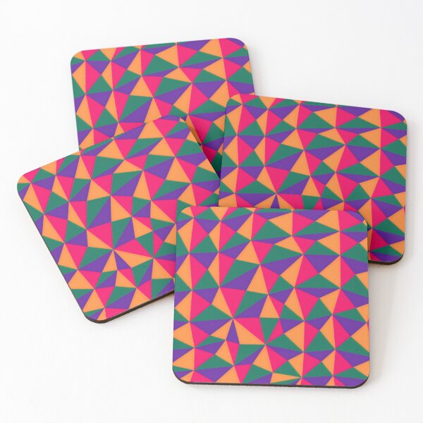Item preview, Bright,vibrant geometric triangles pattern designed and sold by cutecrazytshirt.