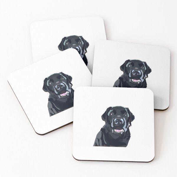 Item preview, Smiling Black Lab Dog Sticker designed and sold by sugar-snaps.