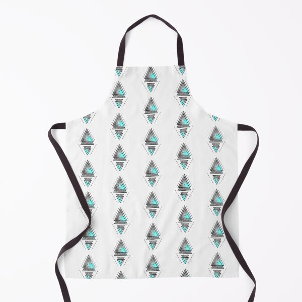 Artikelvorschau, Geometric Triangles - Teal, Grey entworfen und verkauft von TheeForestFox Shop.