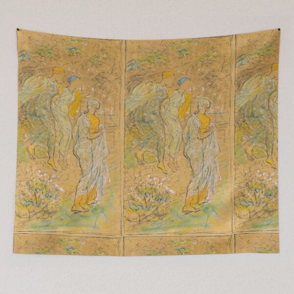 Item preview, Study for Kingcups coloured chalks on tracing.  Albert Joseph Moore, A.R.W.S. (1841-1893), Study for Kingcups designed and sold by TeeARTHY.
