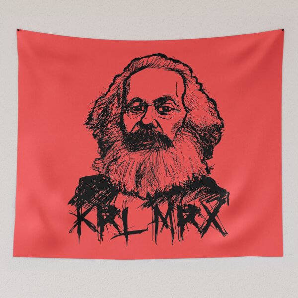Item preview, Karl Marx Abstract Drawing designed and sold by RAWWR.