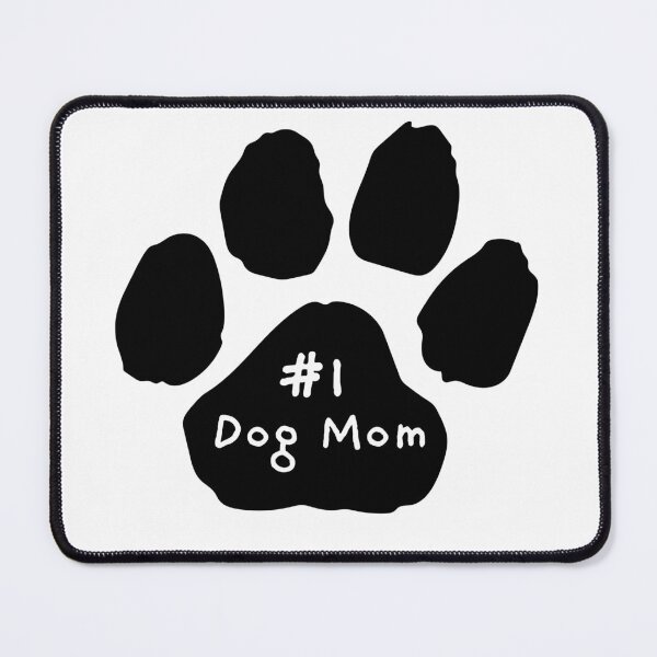 Item preview, #1 Dog Mom Paw Print Graphic Sticker designed and sold by sugar-snaps.
