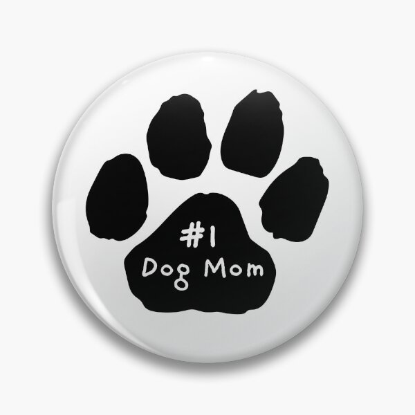 Artikelvorschau, #1 Dog Mom Paw Print Graphic Sticker entworfen und verkauft von sugar-snaps.