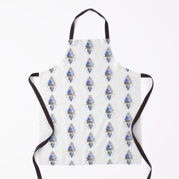 Artikelvorschau, Geometric Triangles - Indigo, Grey entworfen und verkauft von TheeForestFox Shop.