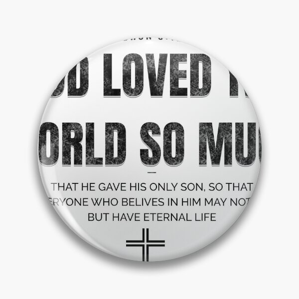 Item preview, God love the world designed and sold by Javier Narváez Solarte.