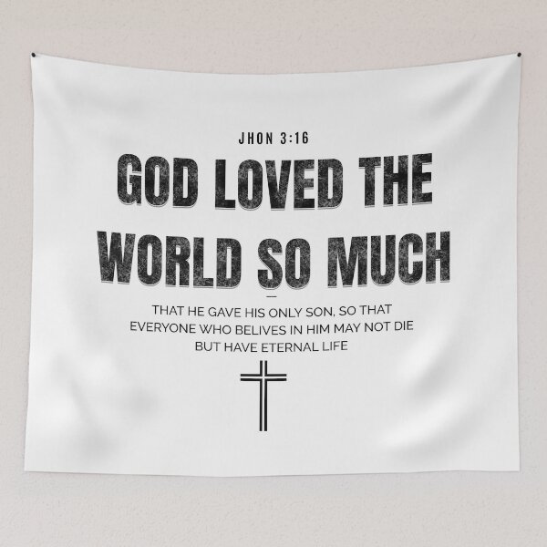Item preview, God love the world designed and sold by Javier Narváez Solarte.