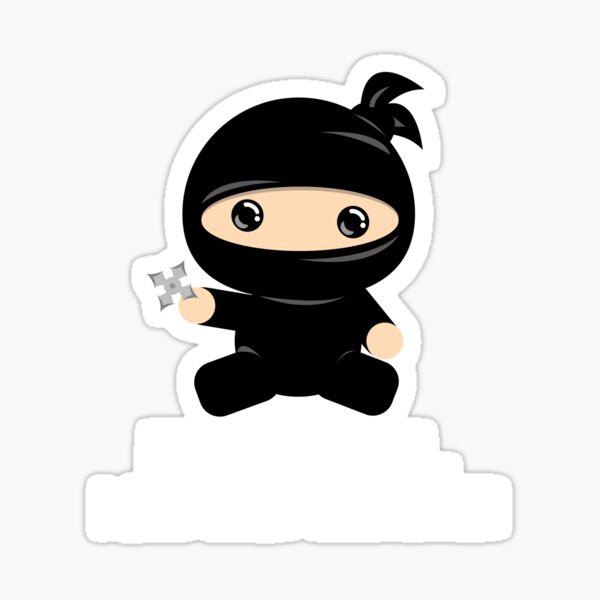 Lil Ninja in Training Sticker