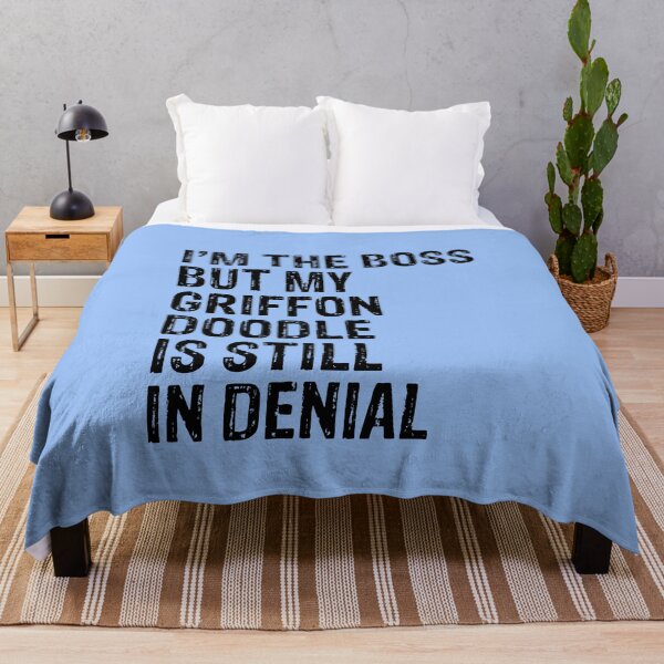 Item preview, I'm The Boss But Griffon Doodle Still In Denial designed and sold by Guarddogdrive.